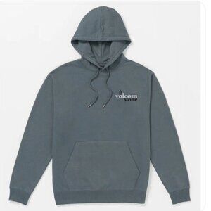 Volcom Men's Black and Gray Hooded Sweatshirts